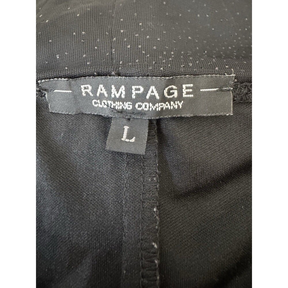 Rampage 90’s Black Shimmer Overlay Halter Dress Whimsygoth Fairy Size L - Picture 5 of 6